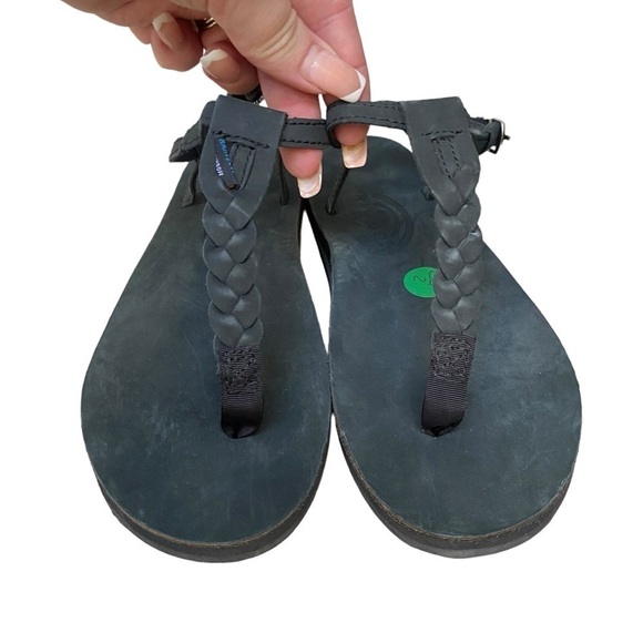 Rainbow Braided Women's Black Sandals I Size: 5.5-6.5 (US) - Picture 3 of 11